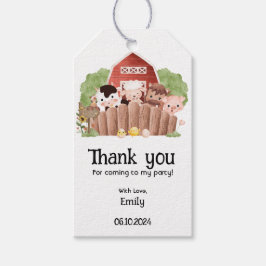 キュートファームアニマルズ誕生日 ギフトタグ
