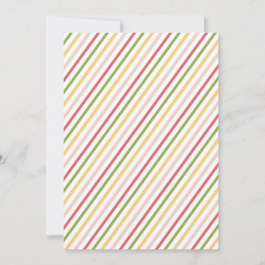 キュートファームアニマルトラクターバーン誕生日招待状 招待状 (裏面)