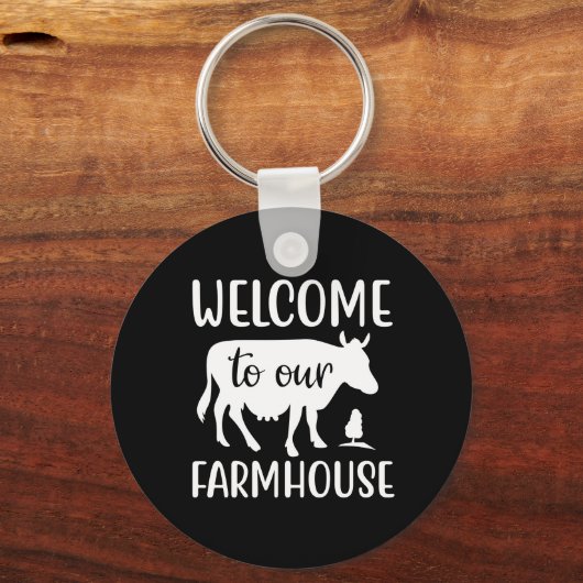 キュートファームハウスウェルカムパーティー キーホルダー (正面)