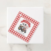 キュートファームハウスクリッド誕生日ストライプズ フェイバータグ (インサイチュ)