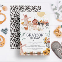 キュートファームハウス&カウープリントファーム誕生日