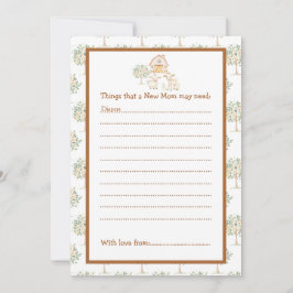 キュートファームバーンドベイビーシャワー 招待状