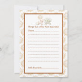 キュートファームバーンドベイビーシャワー 招待状 (正面)