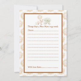 キュートファームバーンドベイビーシャワー 招待状