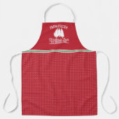 キュートファームフレッシュクリスマスツリーズホリデー エプロン (正面)
