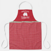 キュートファームフレッシュクリスマスツリーズホリデー エプロン (正面)