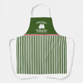 キュートファームフレッシュクリスマスツリーズホリデー エプロン (正面)