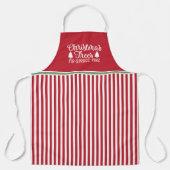 キュートファームフレッシュクリスマスツリーズホリデー エプロン (正面)