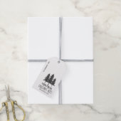 キュートファームフレッシュクリスマスツリーファームハモダンウス ギフトタグ (より糸付き)