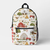 キュートファームライフファームハウス | モノグラム プリントバックパック (正面)
