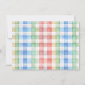 キュートファーム納屋周囲の庭誕生日サンキューユー サンキューカード (裏面)