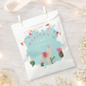 キュートフィエスタラマ&サボス子供の誕生日 フェイバーバッグ (クリップ留めされた状態)