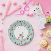 キュートフィエスタラマ&サボス子供の誕生日 ペーパープレート (パーティー)