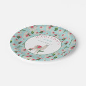 キュートフィエスタラマ&サボス子供の誕生日 ペーパープレート (アングル)