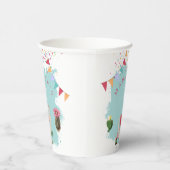 キュートフィエスタラマ&サボス子供の誕生日 紙コップ (右)