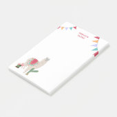 キュートフィエスタラマ&サボテン ポストイット (アングル)