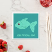 キュートフィッシュカスタム紙ナプキン スタンダードカクテルナプキン (インサイチュ)