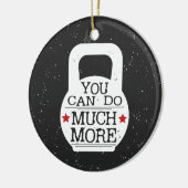 キュートフィットネスやる気を起こさせるトレーニングジムケトルベル セラミックオーナメント (左)