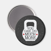 キュートフィットネスやる気を起こさせるトレーニングジムケトルベル マグネット (正面/裏面)