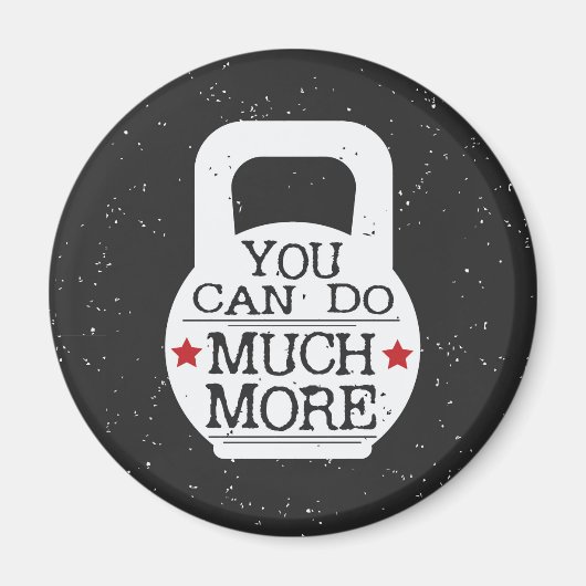 キュートフィットネスやる気を起こさせるトレーニングジムケトルベル マグネット (正面)