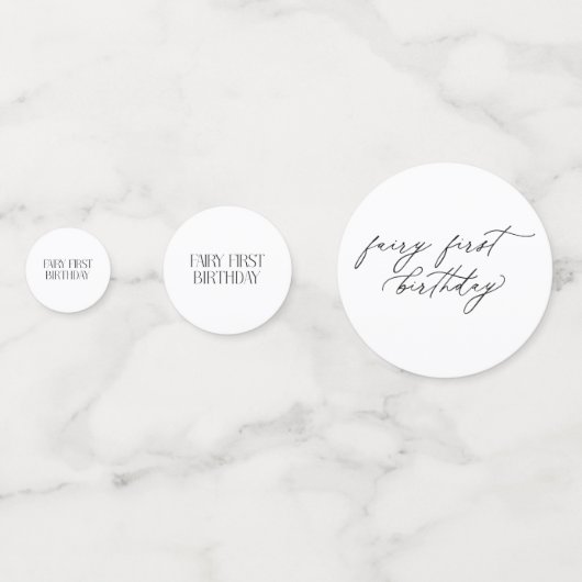 キュートフェアリーファースト誕生日 コンフェッティ (裏面)