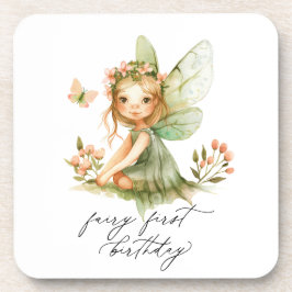 キュートフェアリーファースト誕生日 コースター
