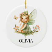 キュートフェアリーファースト誕生日 セラミックオーナメント (裏面)