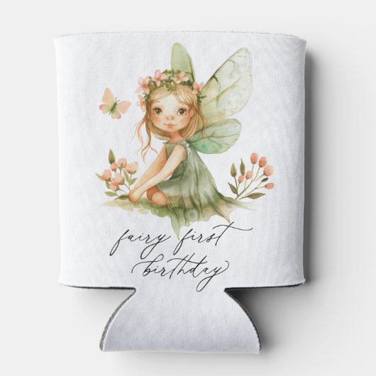 キュートフェアリーファースト誕生日 缶クーラー (裏面)