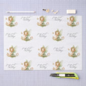 キュートフェアリーファースト誕生日 薄葉紙 (クラフト)