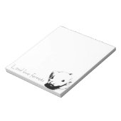 キュートフェレット写真 ノートパッド (回転)