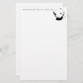 キュートフェレット写真 便箋 (正面/裏面)