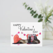 キュートフェレバレンタインデーハート シーズンポストカード (スタンド正面)