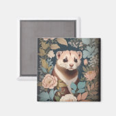 キュートフェレパステルエレガントフローラガーデン マグネット (正面/裏面)