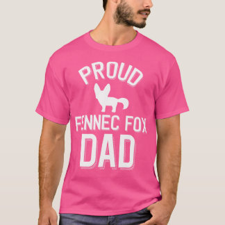 キュートフェンネックキツネパパ誇りを持ったフェンネックキツネパパ Tシャツ
