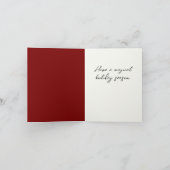 キュートフォレストコアホリデーフェアリー カード (内部)