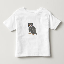キュートフクロウイラストレーション トドラーTシャツ