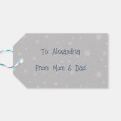 キュートフクロウホリデイ ギフトタグ (裏面横)