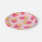 キュートフフランスのリーズ紙プレート ペーパープレート (アングル)