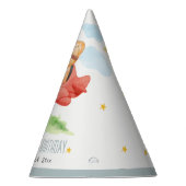 キュートフライオーバーテディベア動物飛行機誕生日 パーティーハット (右)