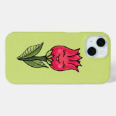 キュートフラワーキャラクター ガーリー Case-Mate iPhoneケース (裏面 (横))