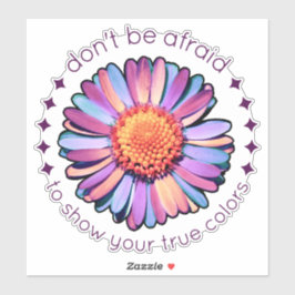 キュートフラワーパープルピンクブルーデイジーウィメンズバイセクシュアル シール