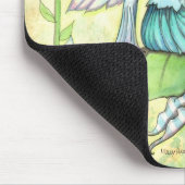 キュートフラワーフェアリーファンタジーアート マウスパッド (コーナー)