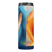 キュートフラワーモノグラムバラタンブラー タンブラー (裏面)