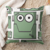 キュートフランケンシュタインハロウィーンスクエア クッション (ブランケット)