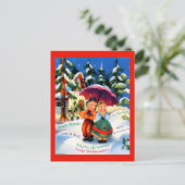 キュートフランスのクスペインの・ギリシャイタリアン語 ポストカード (スタンド正面)