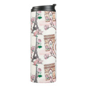 キュートフランスのテーマモノグラム |フランスのランドマーク タンブラー (回転左)