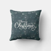 キュートフランスのブルドッグサンタハットメリークリスマス クッション (裏面)