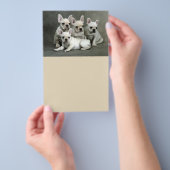 キュートフランスのブルドッグパピー チラシ (ハンドル)