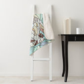 キュートフランスのブルドッグパピー – パステルモザイク シェルパブランケット (インサイチュ)