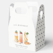 キュートフルーツカクテル赤面オレンジエイジ誕生日 フェイバーボックス (オープン)